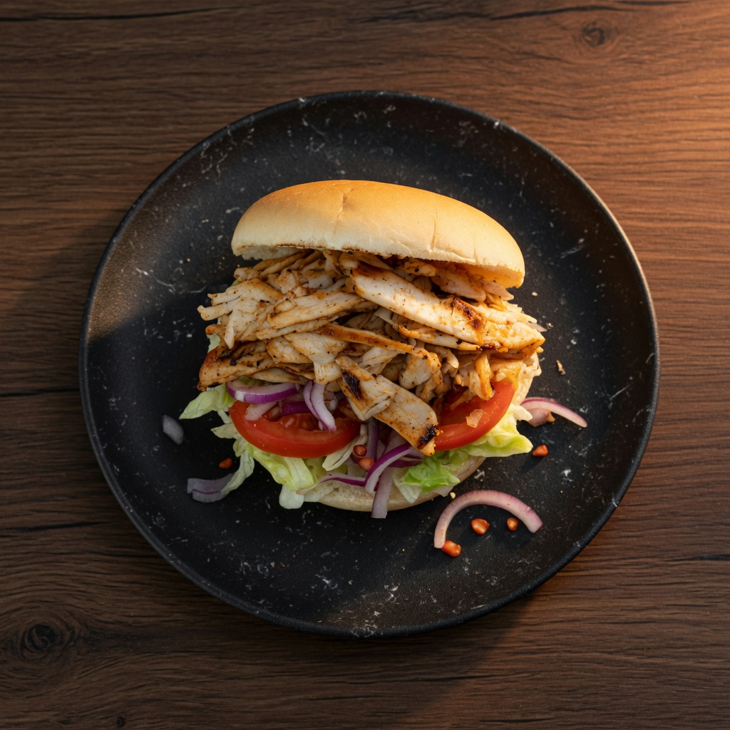 Hühner Kebap Sandwich